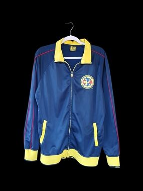 Club América Soccer Navy & Yellow Track Jacket